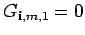 $ G_{{\bf i}, m,1}=0$